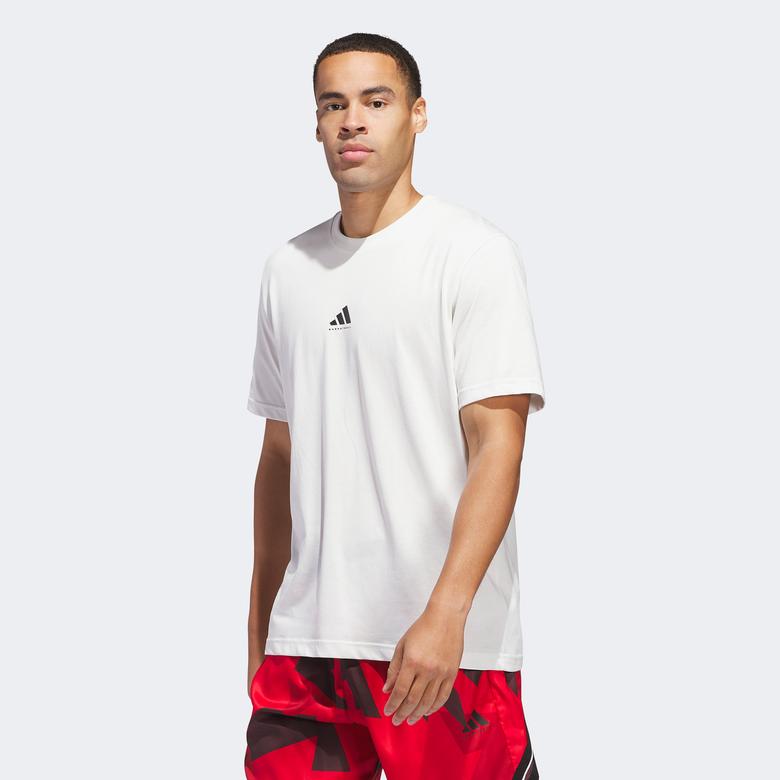 adidas Select Foundation Erkek Beyaz T-Shirt