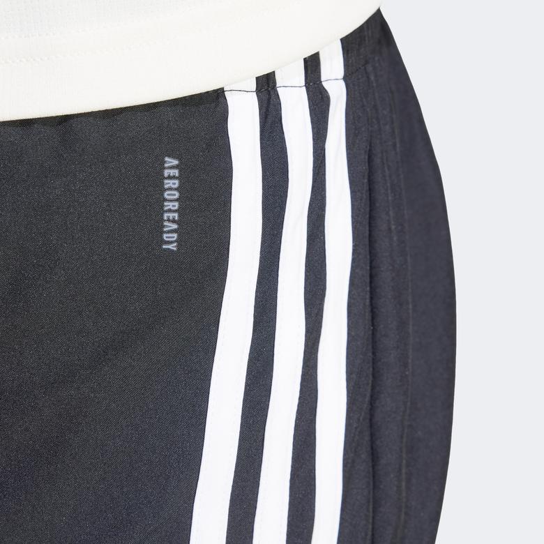 adidas 3 Stripes High Rise Kadın Siyah Antrenman Şort