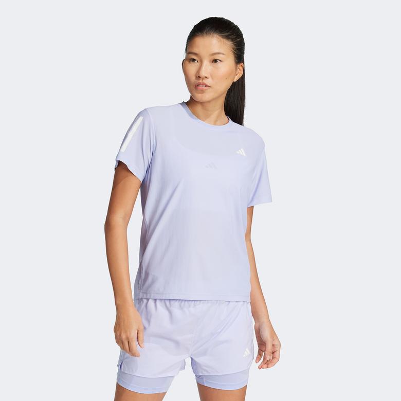 adidas Own The Run Kadın Mor Koşu T-Shirtü