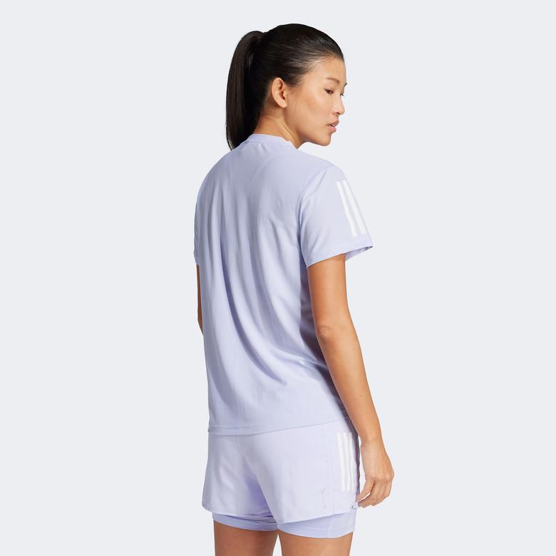 adidas Own The Run Kadın Mor Koşu T-Shirtü