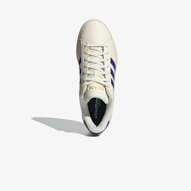 adidas Grand Court Cloudfoam Comfort Erkek Beyaz Sneaker