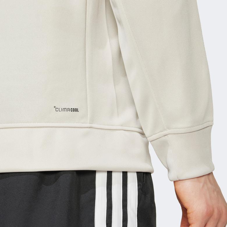 adidas Essentials 3 Stripes Erkek Gri Eşofman Üstü