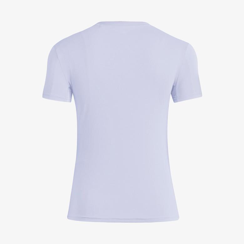adidas Adizero Essentials Kadın Mor Koşu T-Shirtü