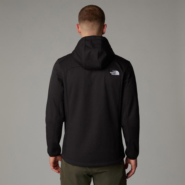 The North Face Quest Hooded Softshell Erkek Siyah Outdoor Kapüşonlu Mont