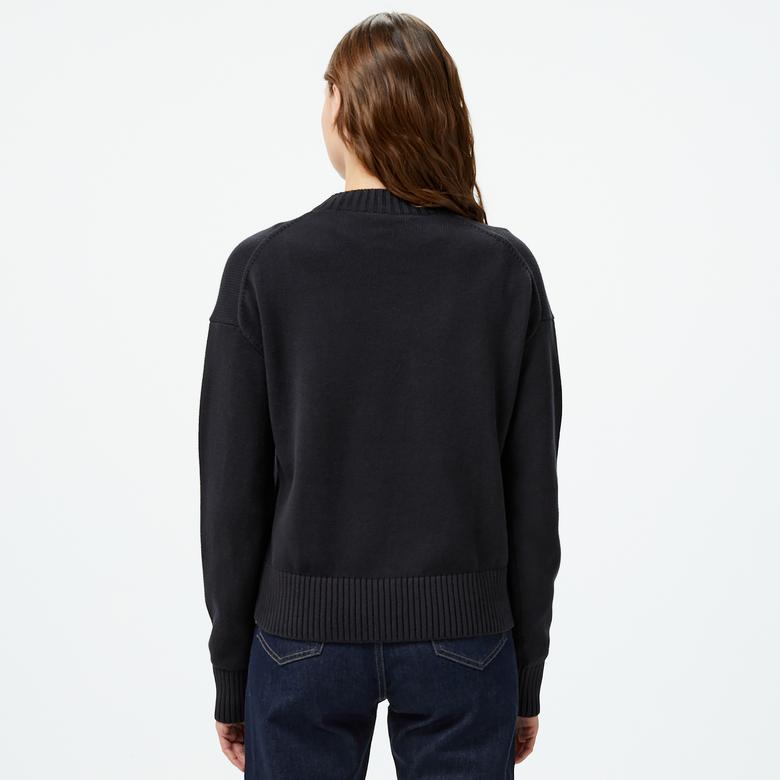 Calvin Klein Jeans Kadın Siyah Triko