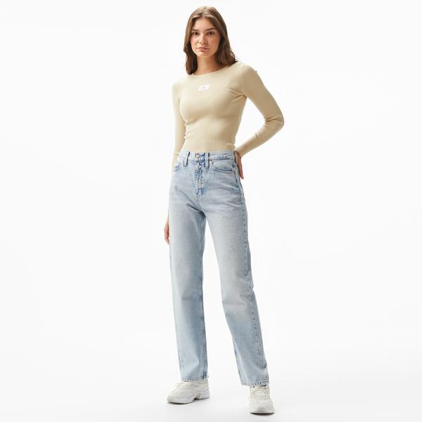 Calvin Klein Jeans Kadın Mavi Pantolon