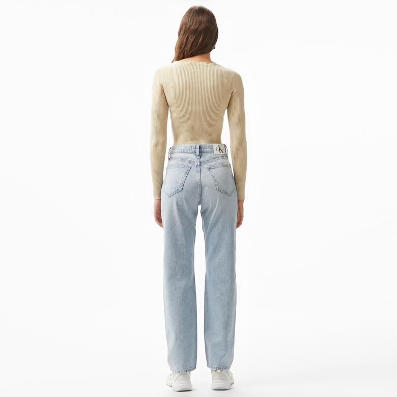 Calvin Klein Jeans Kadın Mavi Pantolon