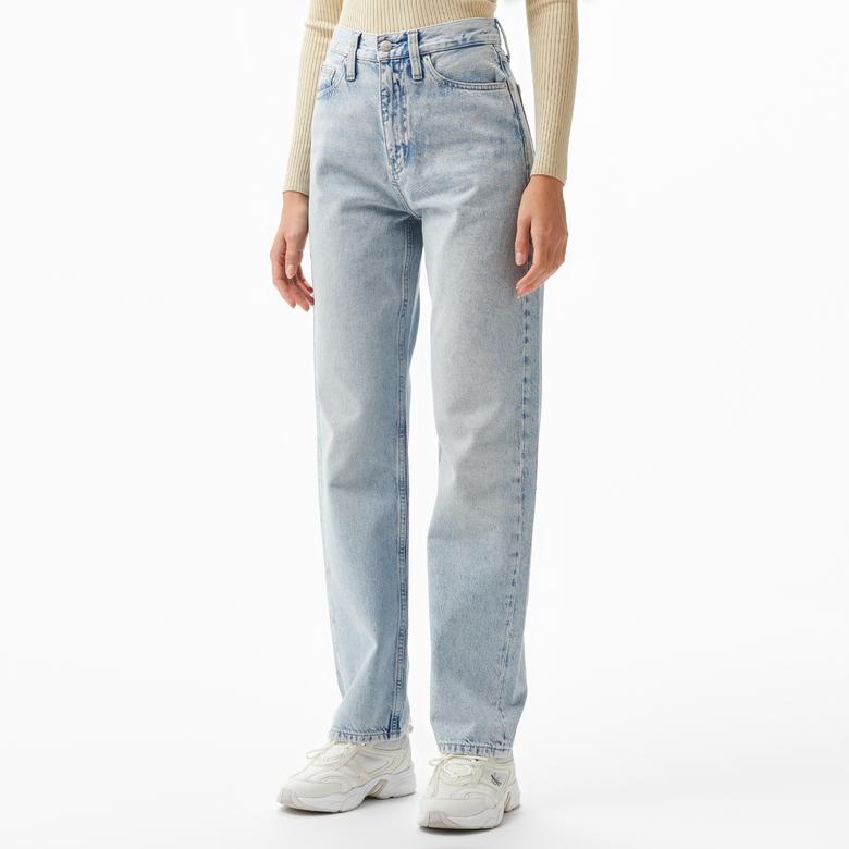 Calvin Klein Jeans Kadın Mavi Pantolon