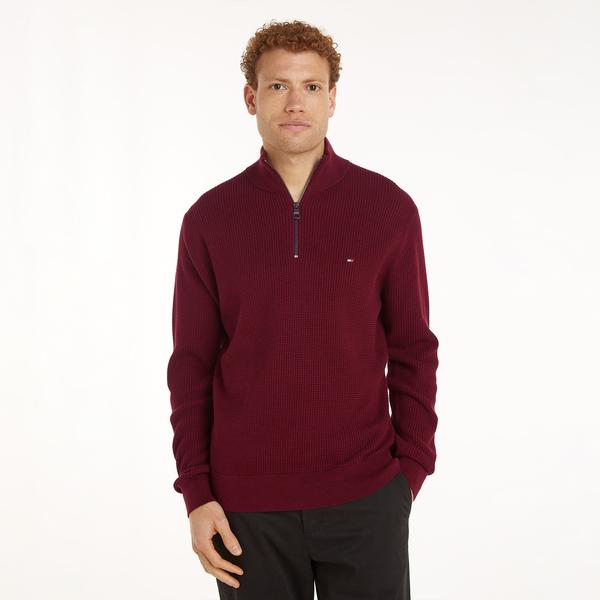Tommy Hilfiger Erkek Mor Triko