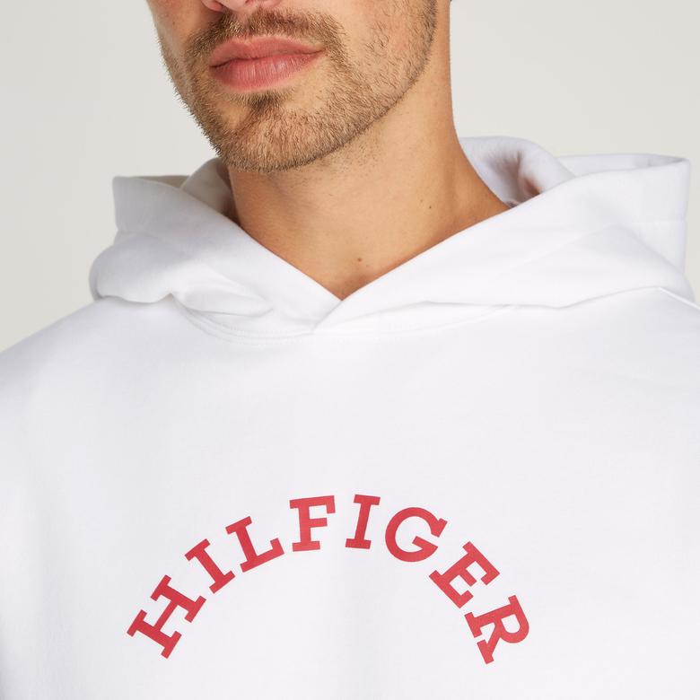 Tommy Hilfiger Erkek Beyaz Sweatshirt