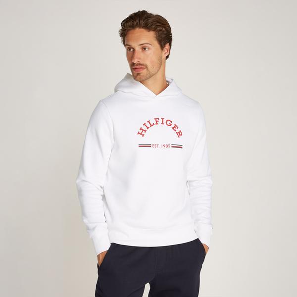 Tommy Hilfiger Erkek Beyaz Sweatshirt