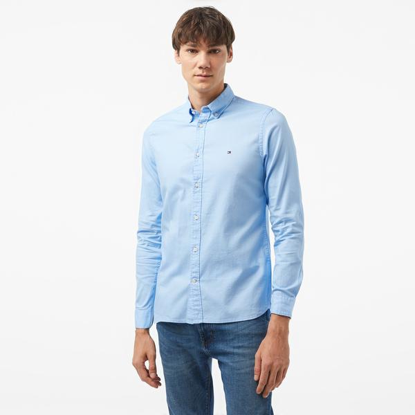 Tommy Hilfiger Erkek Mavi Gömlek
