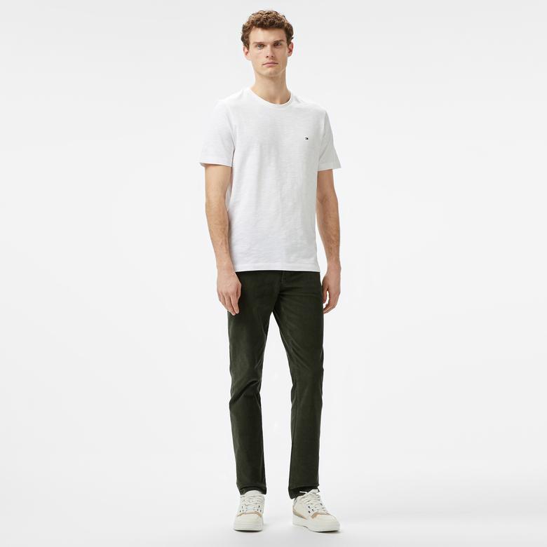 Tommy Hilfiger Erkek Beyaz T-Shirt
