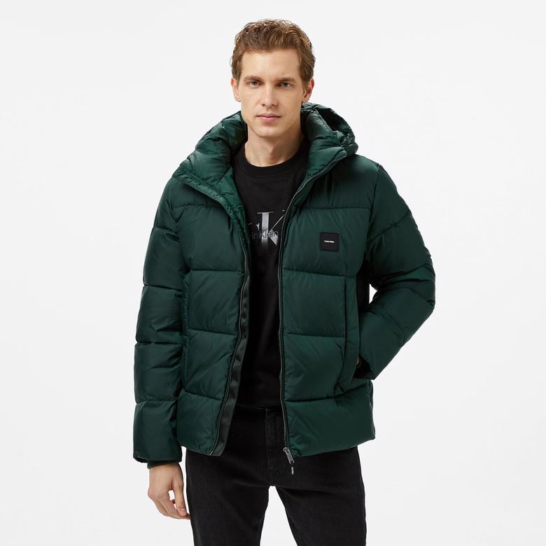 Calvin Klein Erkek Yeşil Mont