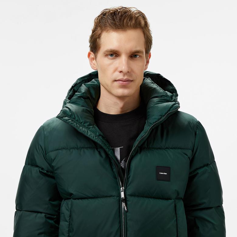 Calvin Klein Erkek Yeşil Mont