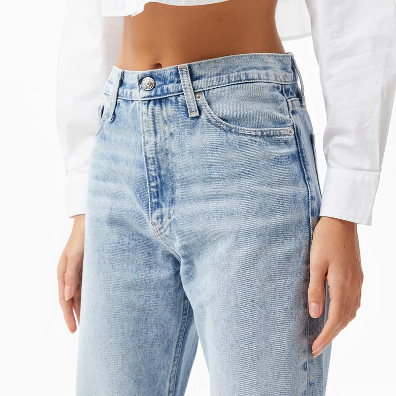 Calvin Klein Jeans Kadın Mavi Pantolon