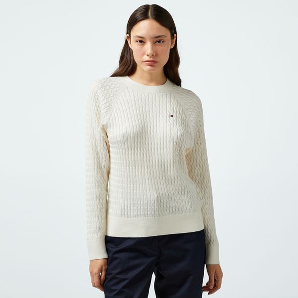 Tommy Hilfiger Kadın Sarı Triko
