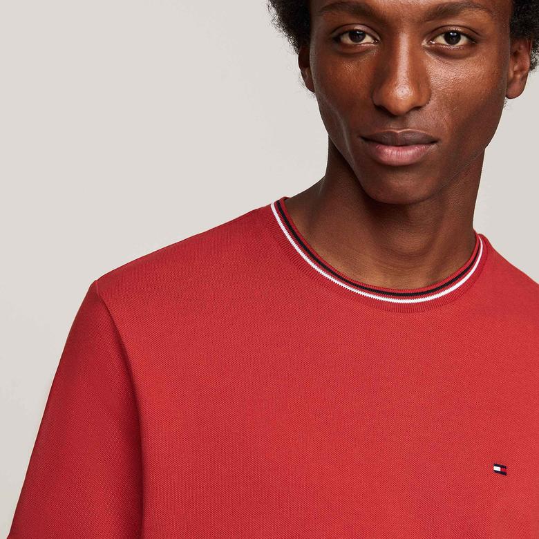 Tommy Hilfiger Erkek Kırmızı T-Shirt