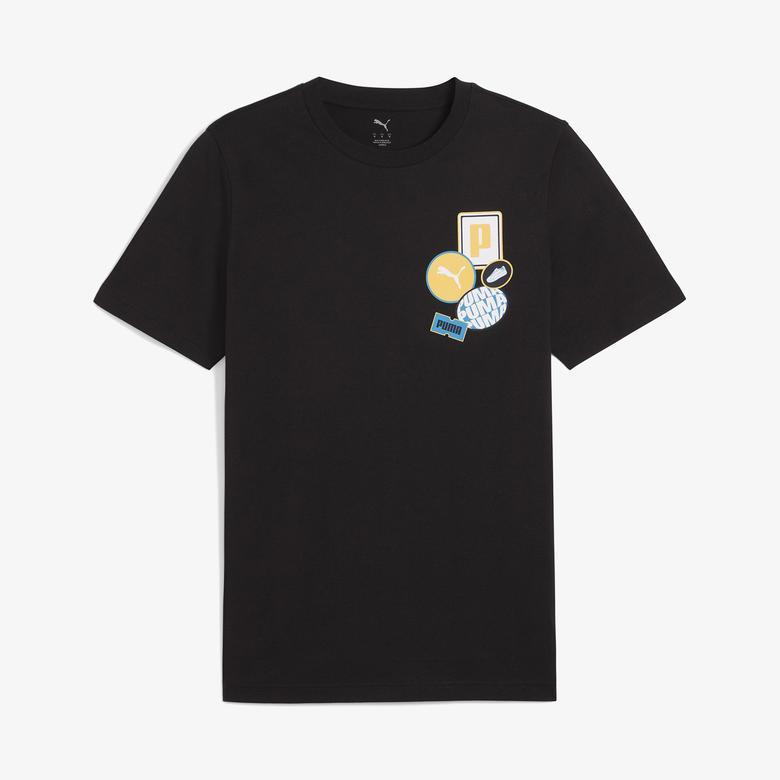Puma Graphics Icon Erkek Siyah T-Shirt