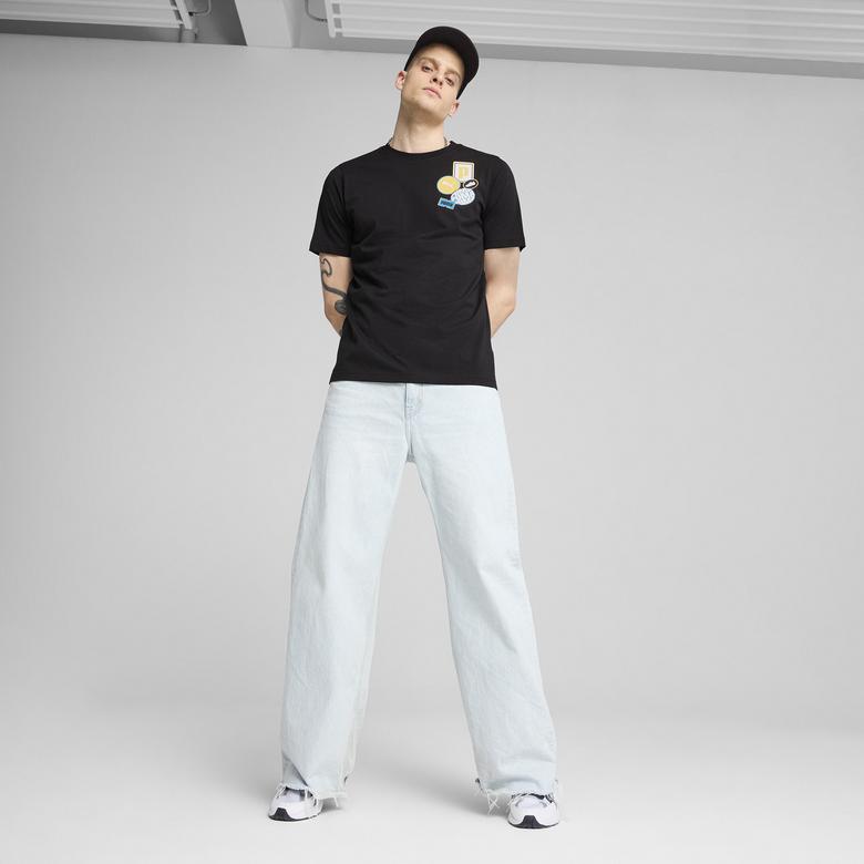 Puma Graphics Icon Erkek Siyah T-Shirt
