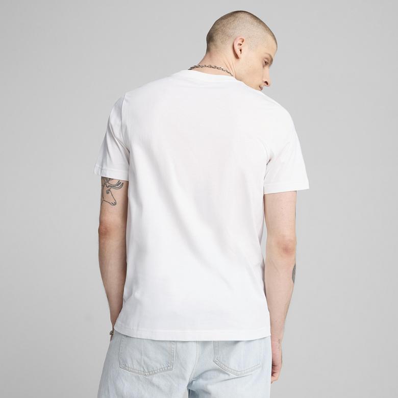 Puma Graphics Icon Erkek Beyaz T-Shirt