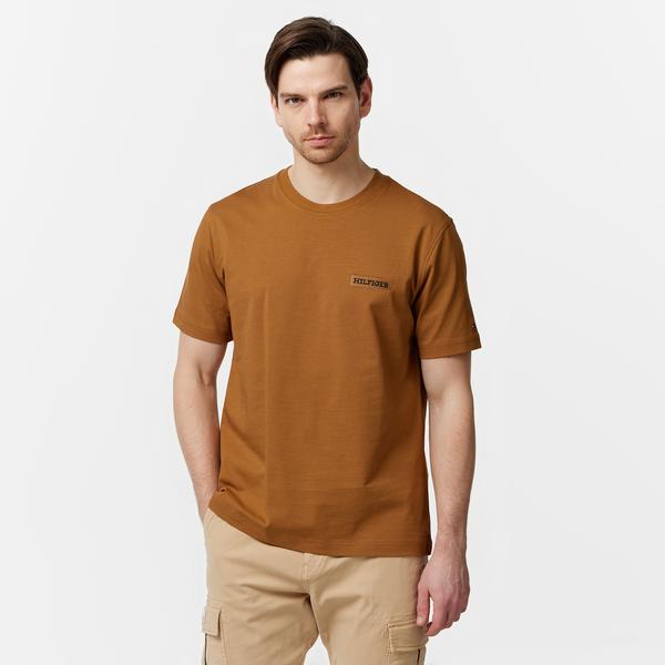 Tommy Hilfiger Erkek Kahverengi T-Shirt
