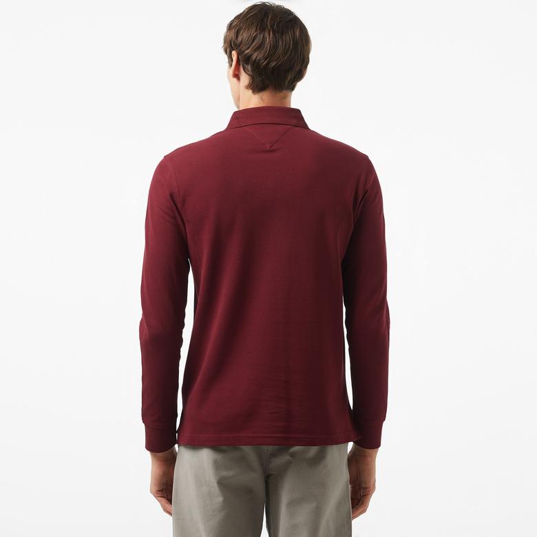 Tommy Hilfiger Erkek Mor Polo