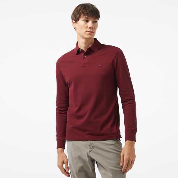 Tommy Hilfiger Erkek Mor Polo