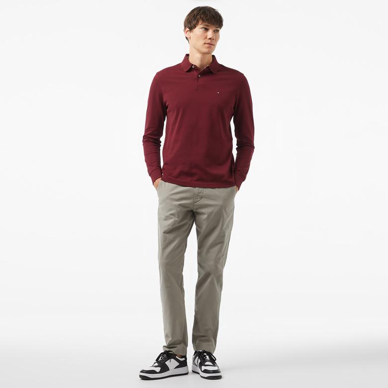 Tommy Hilfiger Erkek Mor Polo