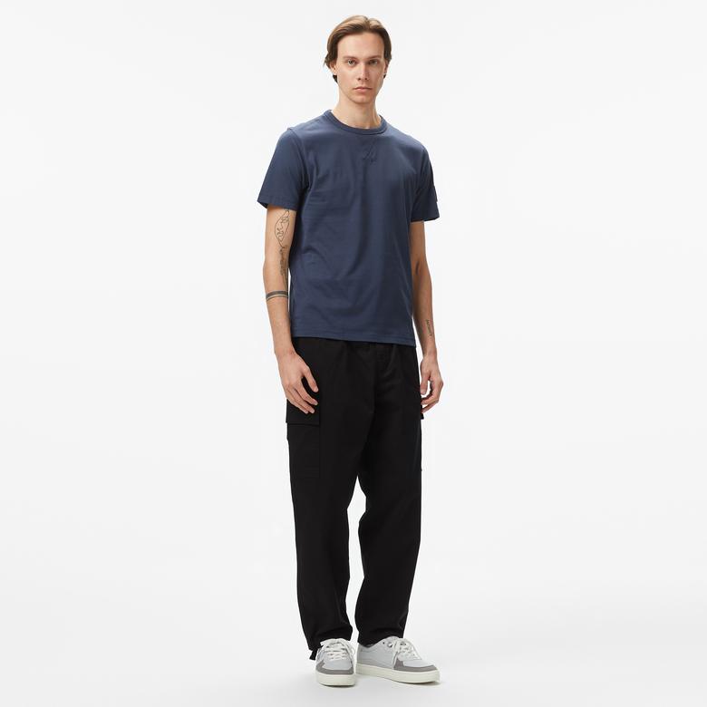 Calvin Klein Jeans Erkek Mavi T-Shirt