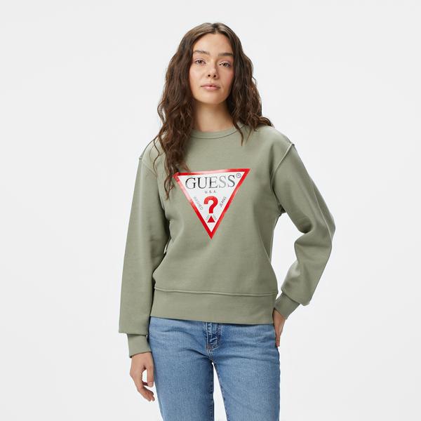 Guess Kadın Haki Sweatshirt