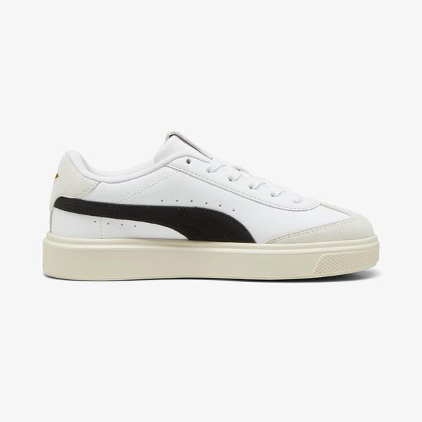 Puma Lajla T-Toe Kadın Siyah Bantlı Beyaz Sneaker