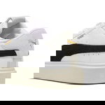 Puma Lajla T-Toe Kadın Siyah Bantlı Beyaz Sneaker