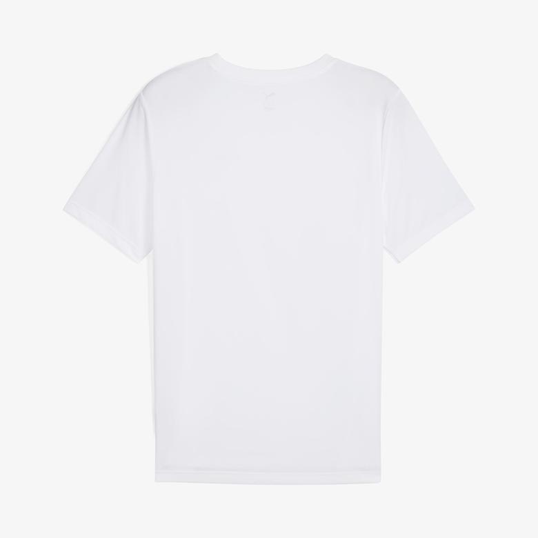 Puma Ess Small Logo Poly Erkek Beyaz T-Shirt