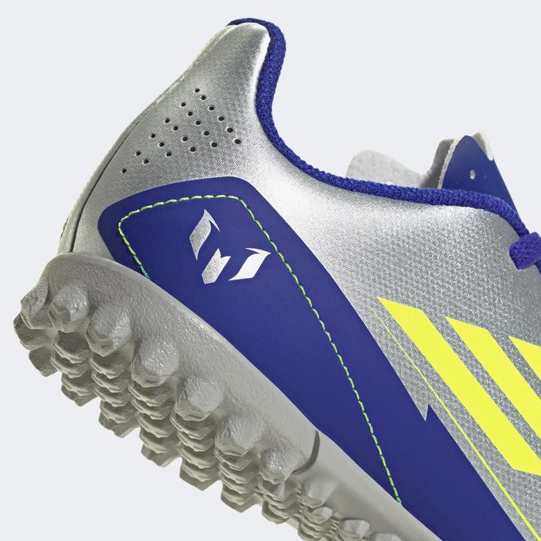 adidas F50 Club TF J Messi Çocuk Gri Krampon