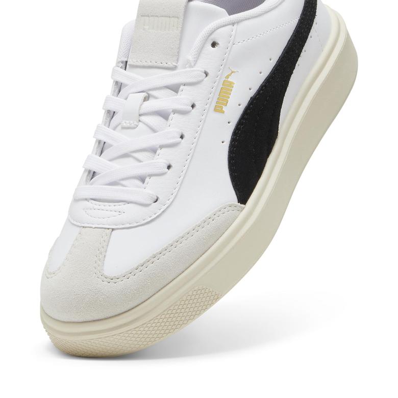 Puma Lajla T-Toe Kadın Siyah Bantlı Beyaz Sneaker