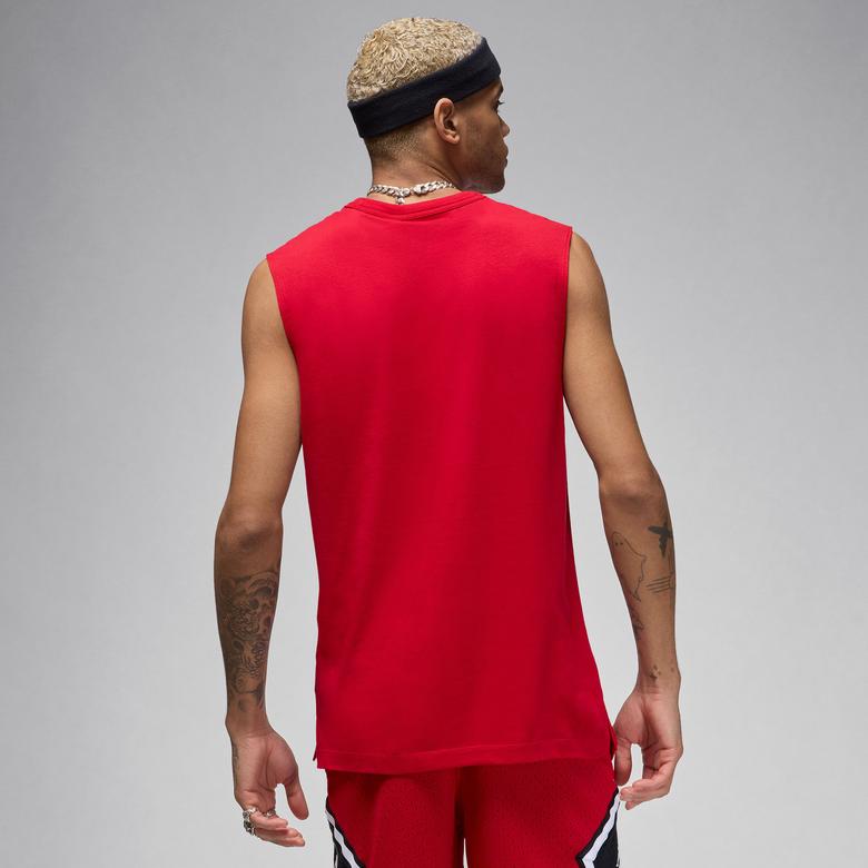 Jordan Dri-Fit Sport Erkek Kırmızı Kolsuz T-Shirt