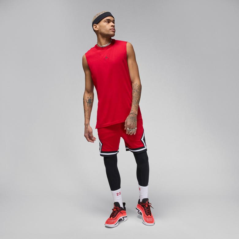 Jordan Dri-Fit Sport Erkek Kırmızı Kolsuz T-Shirt