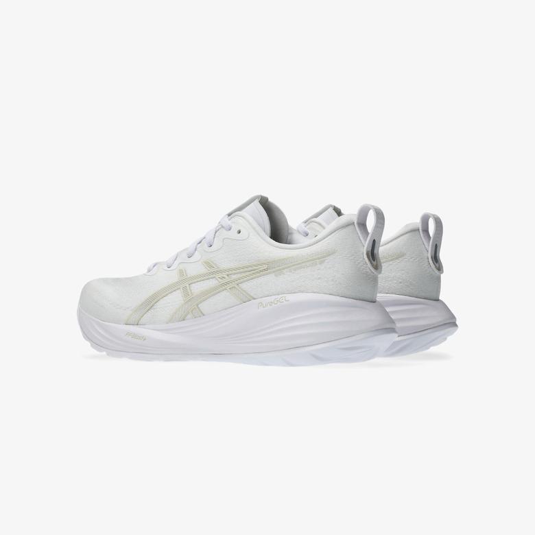 Asics Gel Cumulus 27 Kadın Beyaz Koşu Ayakkabısı