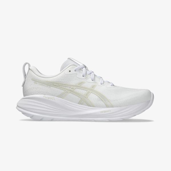 Asics Gel Cumulus 27 Kadın Beyaz Koşu Ayakkabısı