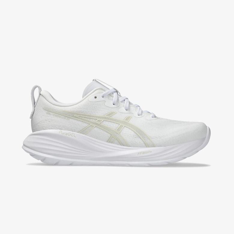 Asics Gel Cumulus 27 Kadın Beyaz Koşu Ayakkabısı