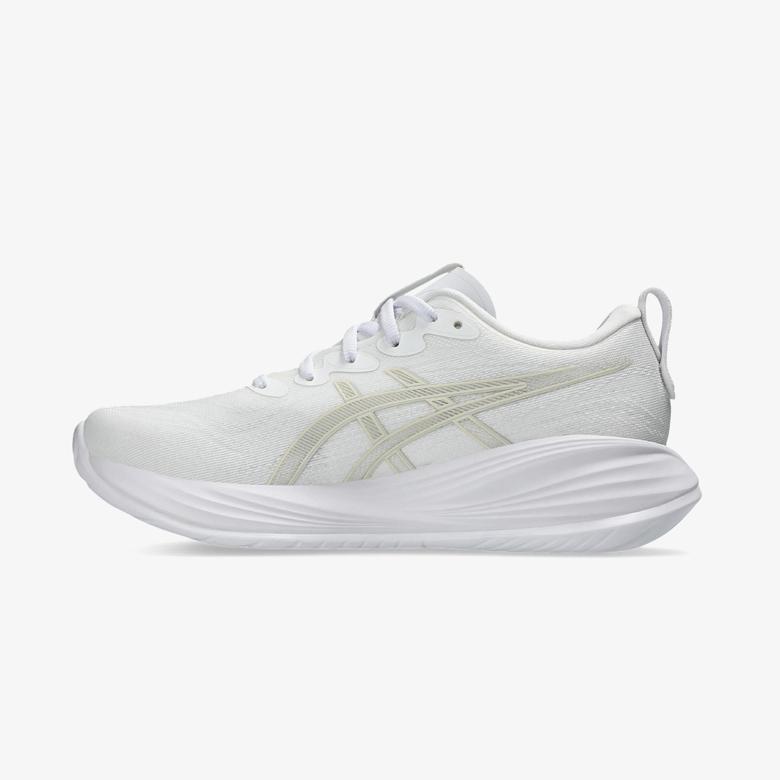 Asics Gel Cumulus 27 Kadın Beyaz Koşu Ayakkabısı