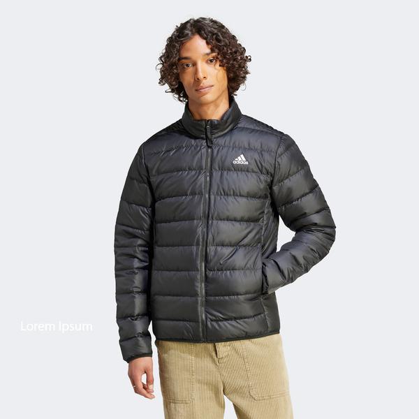 adidas Essentials Light Down Erkek Siyah Outdoor Mont