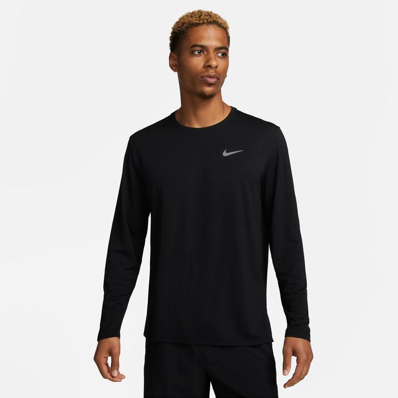 Nike Miler Erkek Siyah Sweatshirt