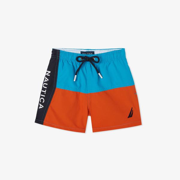 NAUTICA ERKEK ÇOCUK TURUNCU STANDART FIT ŞORT MAYO
